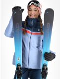 Miniatuur Dare2b, Flurry ski-jas dames Hydrangea Blue / Red Sky blauw, rood 