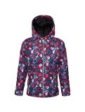 Miniatuur Dare2b, Girls Verdict ski-jas kinderen virtual floral print roze 