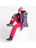 Miniatuur Dare2b, Girls Verdict ski-jas kinderen virtual floral print roze 