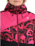 Miniatuur Dare2b, Ice ski-jas dames Pure Pink Graffiti Print / Pure Pink roze 