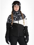 Miniatuur Dare2b, Ice III ski-jas dames Black Distressed Dogtooth Print wit, zwart 