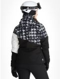 Miniatuur Dare2b, Ice III ski-jas dames Black Distressed Dogtooth Print wit, zwart 