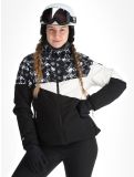 Miniatuur Dare2b, Ice III ski-jas dames Black Distressed Dogtooth Print wit, zwart 