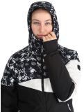 Miniatuur Dare2b, Ice III ski-jas dames Black Distressed Dogtooth Print wit, zwart 