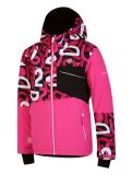 Miniatuur Dare2b, Traverse ski-jas kinderen Kids Ski Graffiti Print / Black roze 