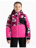 Miniatuur Dare2b, Traverse ski-jas kinderen Kids Ski Graffiti Print / Black roze 