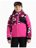 Miniatuur Dare2b, Traverse ski-jas kinderen Kids Ski Graffiti Print / Black roze 