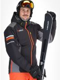 Miniatuur Deluni, Challenger 4 ski-jas heren Black / Anthracite grijs, zwart 