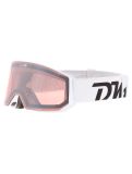 Miniatuur Demon, Intrepid (OTG) skibril unisex White - Orange Mirror wit 