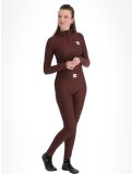 Miniatuur Eivy, Icecold Rib Tights thermobroek dames Wine bordeaux 