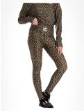 Miniatuur Eivy, Icecold Tights thermobroek dames Leopard bruin 