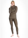 Miniatuur Eivy, Icecold Wool thermoshirt dames Leopard bruin 