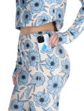 Miniatuur Eivy, Pocket thermobroek dames Blue Flower blauw, wit 