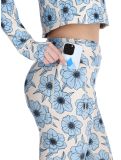 Miniatuur Eivy, Pocket thermobroek dames Blue Flower blauw, wit 