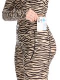 Miniatuur Eivy, Pocket thermobroek dames Zebra bruin 