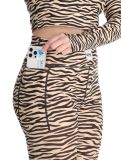 Miniatuur Eivy, Pocket thermobroek dames Zebra bruin 