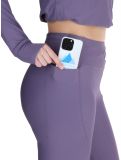 Miniatuur Eivy, Pocket Rib thermobroek dames Deep Purple paars 