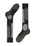 Miniatuur Falke, SK6 Pro skisokken heren Black Mix grijs, zwart 