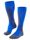 Miniatuur Falke, SK4 Advanced Compression Light compressiesokken heren Olympic blauw, grijs 