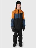 Miniatuur Brunotti, Flynnery ski-jas kinderen Black blauw, bruin, zwart 