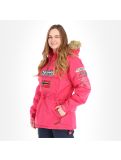 Miniatuur Geographical Norway, Bridget New 068 ski-jas dames fuschia roze 