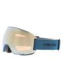 Miniatuur Head, Magnify 5K skibril extra lens unisex Gold / Petrol blauw, Goud 