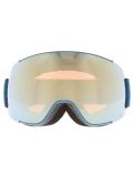 Miniatuur Head, Magnify 5K skibril extra lens unisex Gold / Petrol blauw, Goud 