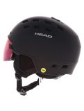 Miniatuur Head, Radar 5K MIPS skihelm met vizier unisex Black zwart 