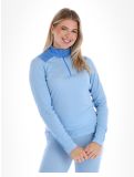 Miniatuur Helly Hansen, W Lifa Merino Midweight 1/2 Zip skipully dames Bright Blue blauw 