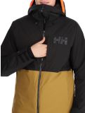 Miniatuur Helly Hansen, Powderface ski-jas heren Lynx geel 