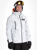 Miniatuur Helly Hansen, Sogn Shell 2.0 hardshell ski-jas heren Grey Fog Snow Camo AOP grijs, wit 