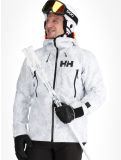 Miniatuur Helly Hansen, Sogn Shell 2.0 hardshell ski-jas heren Grey Fog Snow Camo AOP grijs, wit 