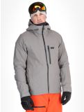 Miniatuur Helly Hansen, Swift 3L Shell hardshell ski-jas heren Concrete grijs 