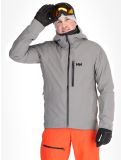 Miniatuur Helly Hansen, Swift 3L Shell hardshell ski-jas heren Concrete grijs 