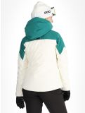 Miniatuur Helly Hansen, W Alphelia ski-jas dames Emerald Snow groen, wit 