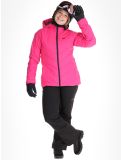 Miniatuur Helly Hansen, W Alpine Insulated ski-jas dames Dragon Fruit Black roze, zwart 