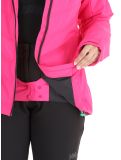 Miniatuur Helly Hansen, W Alpine Insulated ski-jas dames Dragon Fruit Black roze, zwart 