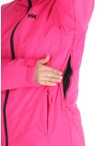 Miniatuur Helly Hansen, W Alpine Insulated ski-jas dames Dragon Fruit Black roze, zwart 