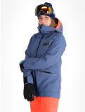 Miniatuur Helly Hansen, W Powderqueen 3.0 ski-jas dames Deep Fjord blauw 