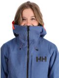 Miniatuur Helly Hansen, W Powderqueen 3.0 ski-jas dames Deep Fjord blauw 