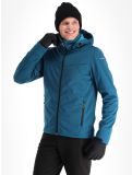 Miniatuur Icepeak, Biggs softshell ski-jas heren turquoise blauw 