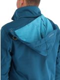 Miniatuur Icepeak, Biggs softshell ski-jas heren turquoise blauw 