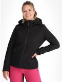 Miniatuur Icepeak, Brenham softshell ski-jas dames Basic Black zwart 