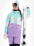 Miniatuur Icepeak, Curran ski-jas dames Light Green groen, paars 