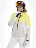 Miniatuur Icepeak, Eleele ski-jas dames Light Yellow geel, grijs, wit 