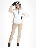 Miniatuur Icepeak, Eleele ski-jas dames Optic White wit 