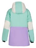 Miniatuur Icepeak, Leoti Jr ski-jas kinderen Light Green groen, paars, wit 