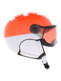 Miniatuur Kask, Class Sport Photochromic skihelm met vizier unisex fluo oranje 