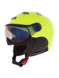 Miniatuur Kask, Piuma-R Firefly skihelm met vizier unisex Yellow geel 