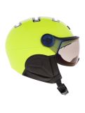 Miniatuur Kask, Piuma-R Firefly skihelm met vizier unisex Yellow geel 